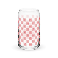 Barbie Checkerboard Icons Cutie Clear Glass