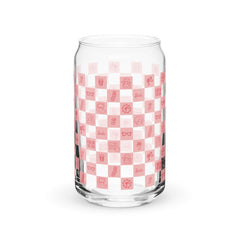 Barbie Checkerboard Icons Cutie Clear Glass