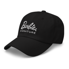 Barbie Signature Logo Black Baseball Hat