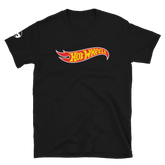 Hot Wheels Core Logo Short-Sleeve Black Unisex T-Shirt