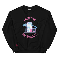 Barbie I Run This Dreamhouse Black Sweatshirt