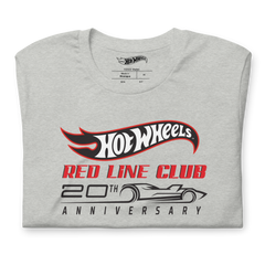 Hot Wheels® Red Line Club® 20th Anniversary Silhouette Logo – Heather Grey Shirt