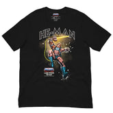 Masters of the Universe Laser Power He-Man Black T-shirt