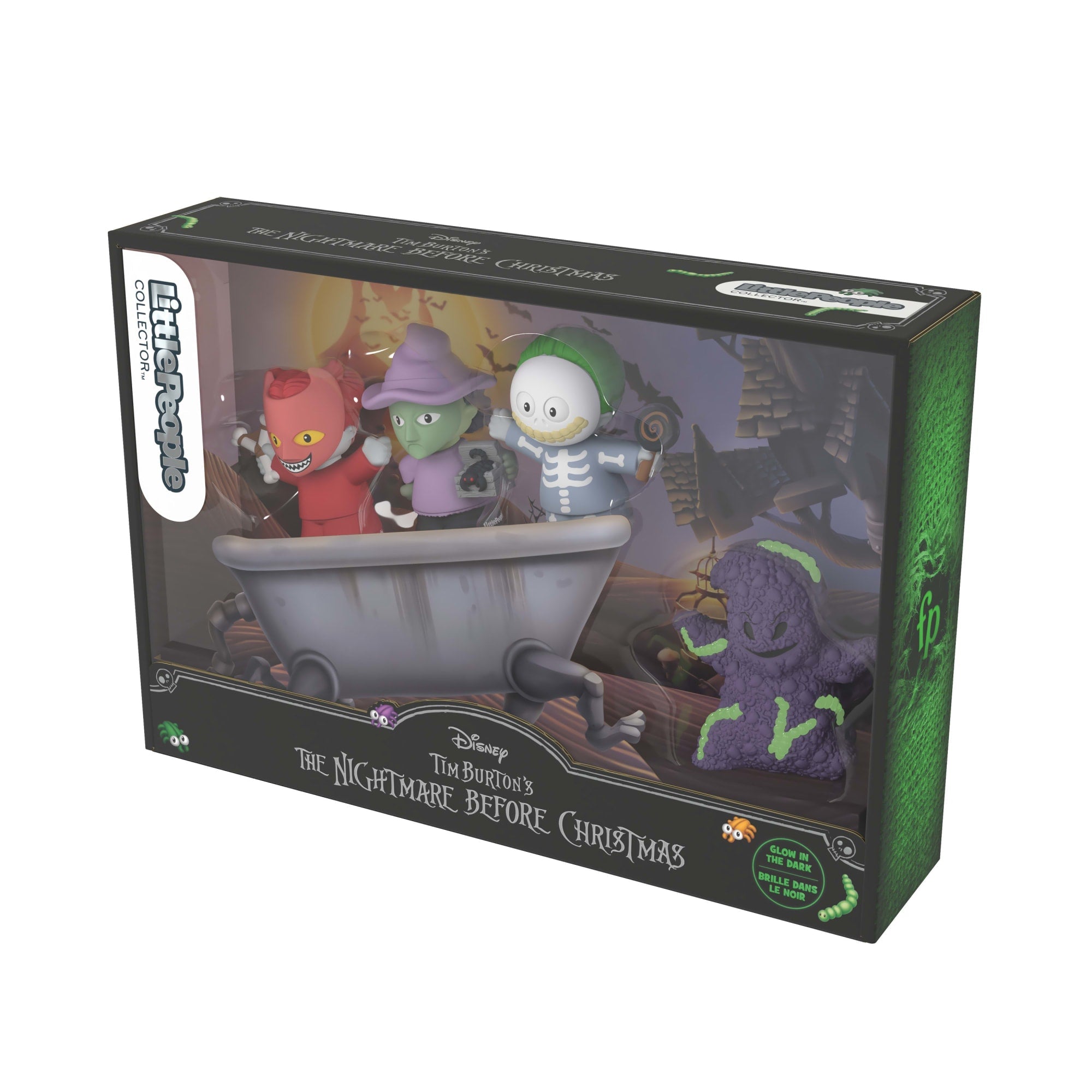 Little People Collector Disney Tim Burton's The Nightmare Before Christmas Lock Shock & Barrel Set