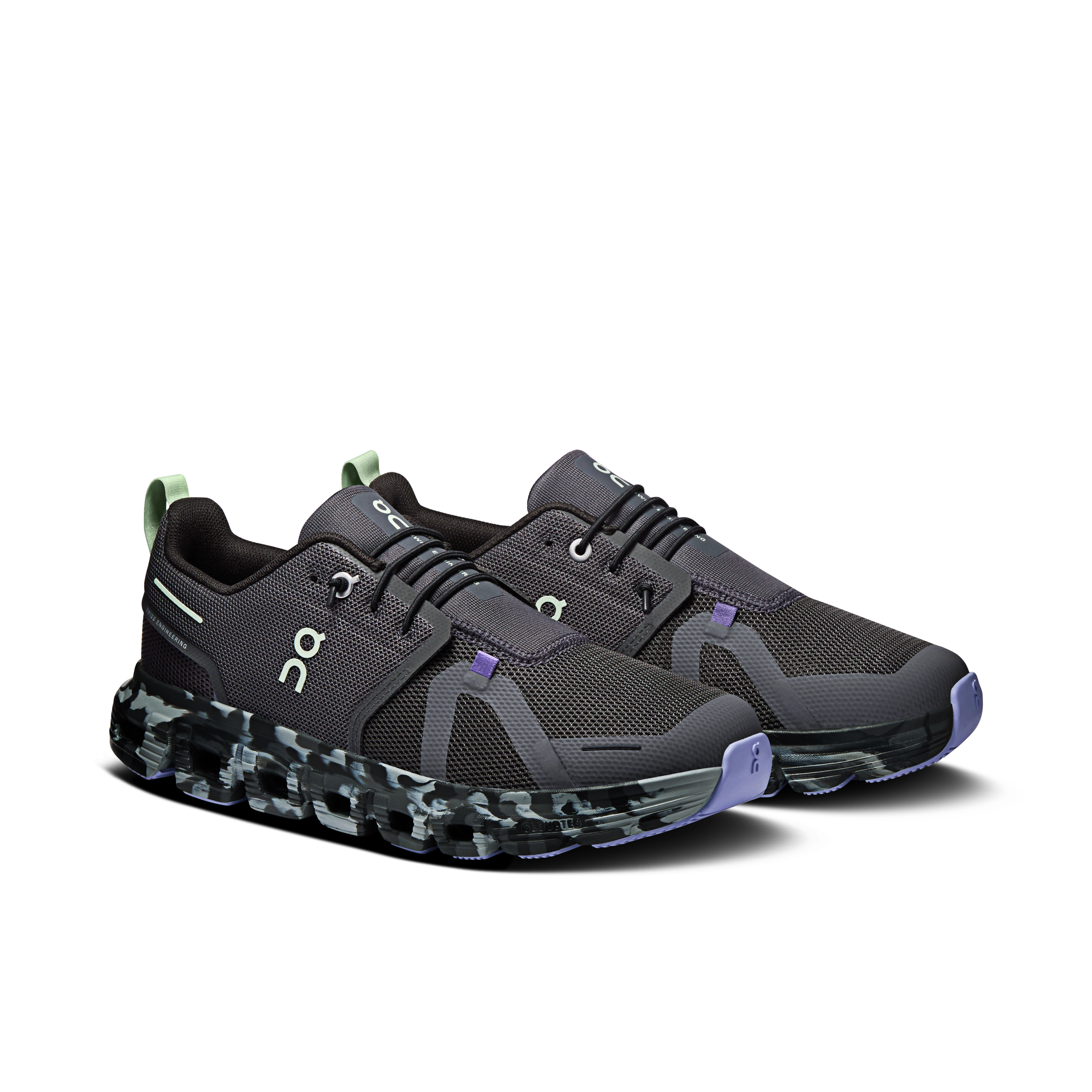 On Running Kids' Cloud Sky 2 Shoes - Eclipse / Myrtle