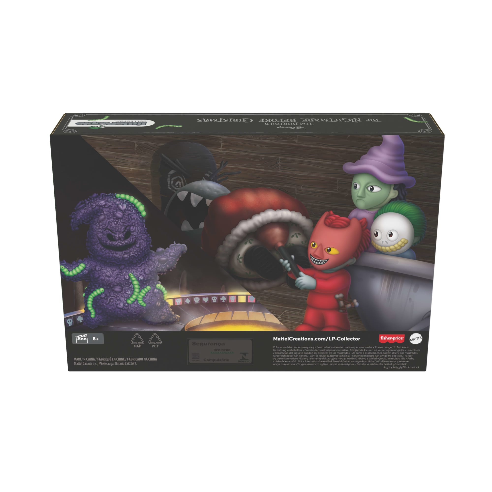 Little People Collector Disney Tim Burton's The Nightmare Before Christmas Lock Shock & Barrel Set