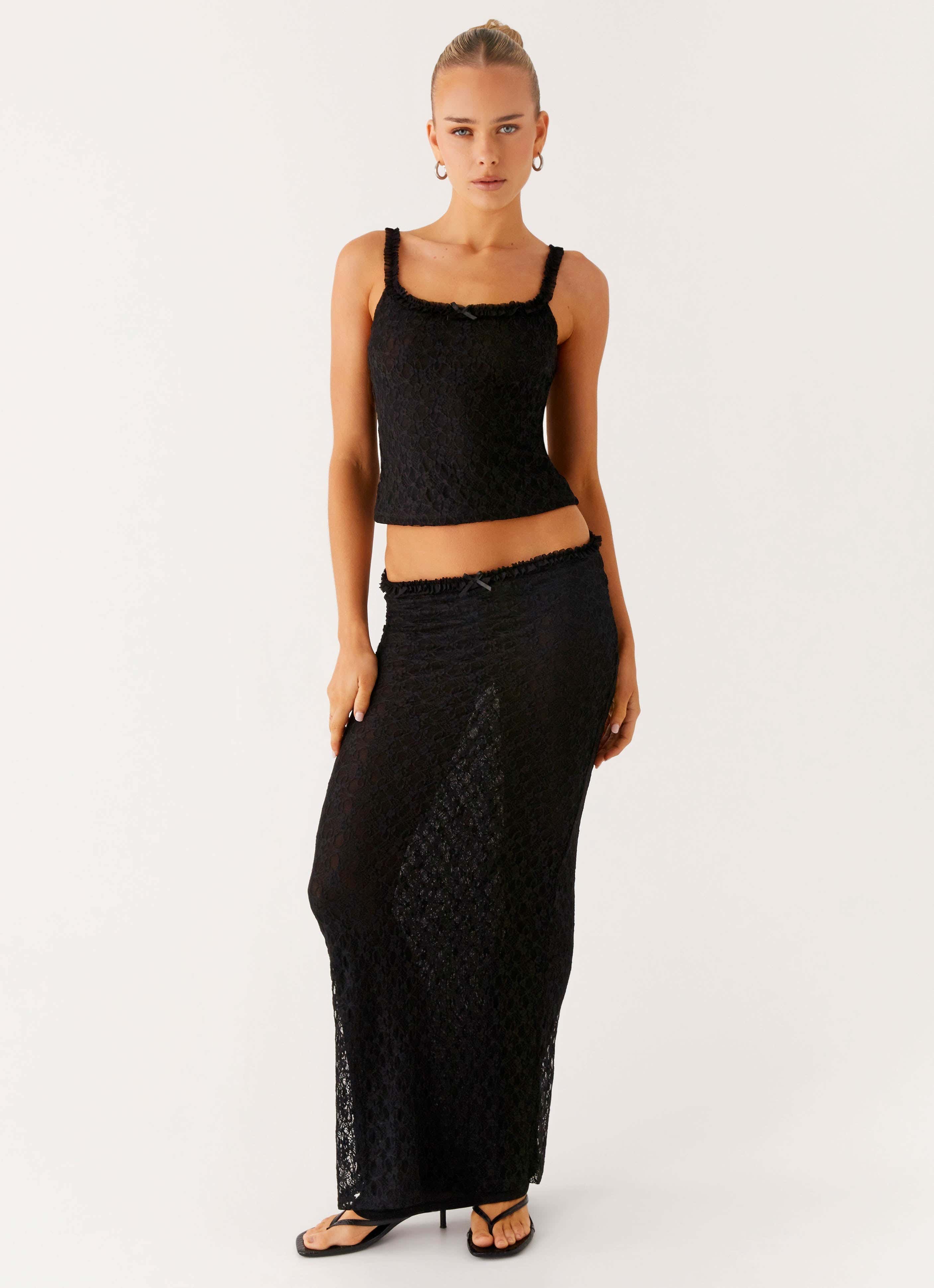 Ophira Maxi Skirt - Black