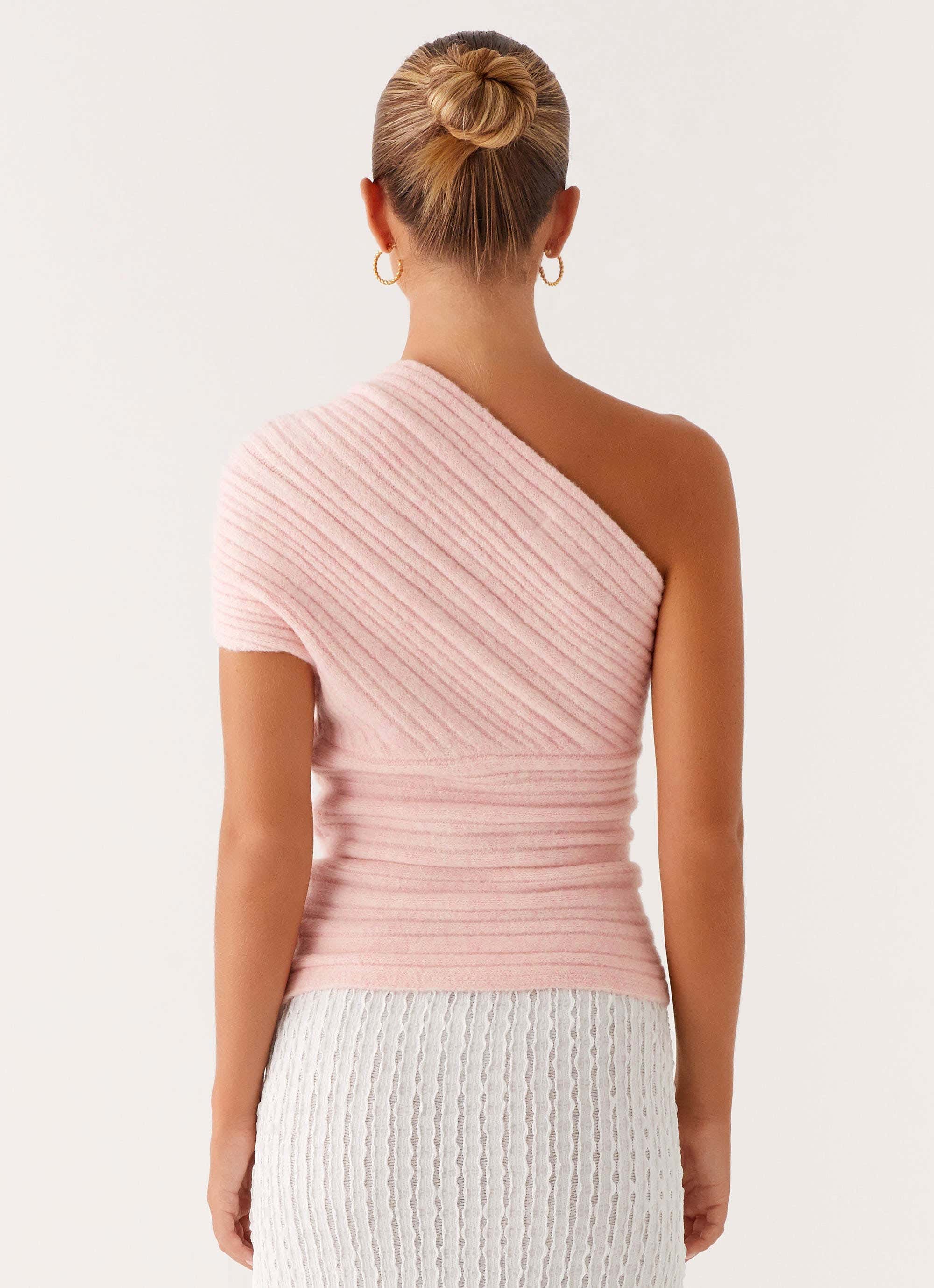 Tansy Knit Top - Pink