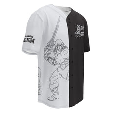 Masters of the Universe Club Heroic Warriors He-Man Multi Baseball Jersey