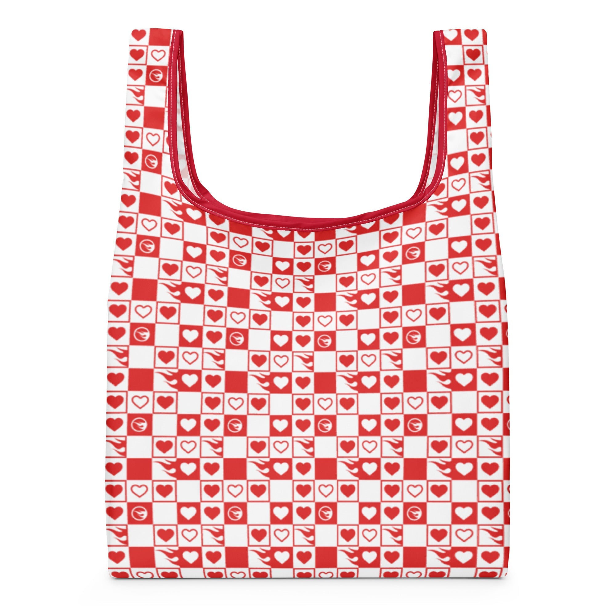 Hot Wheels Checkered Hearts Multi Tote