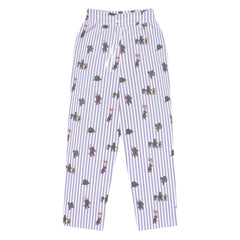 Barney Dinosaurs Wide Leg Striped Pants