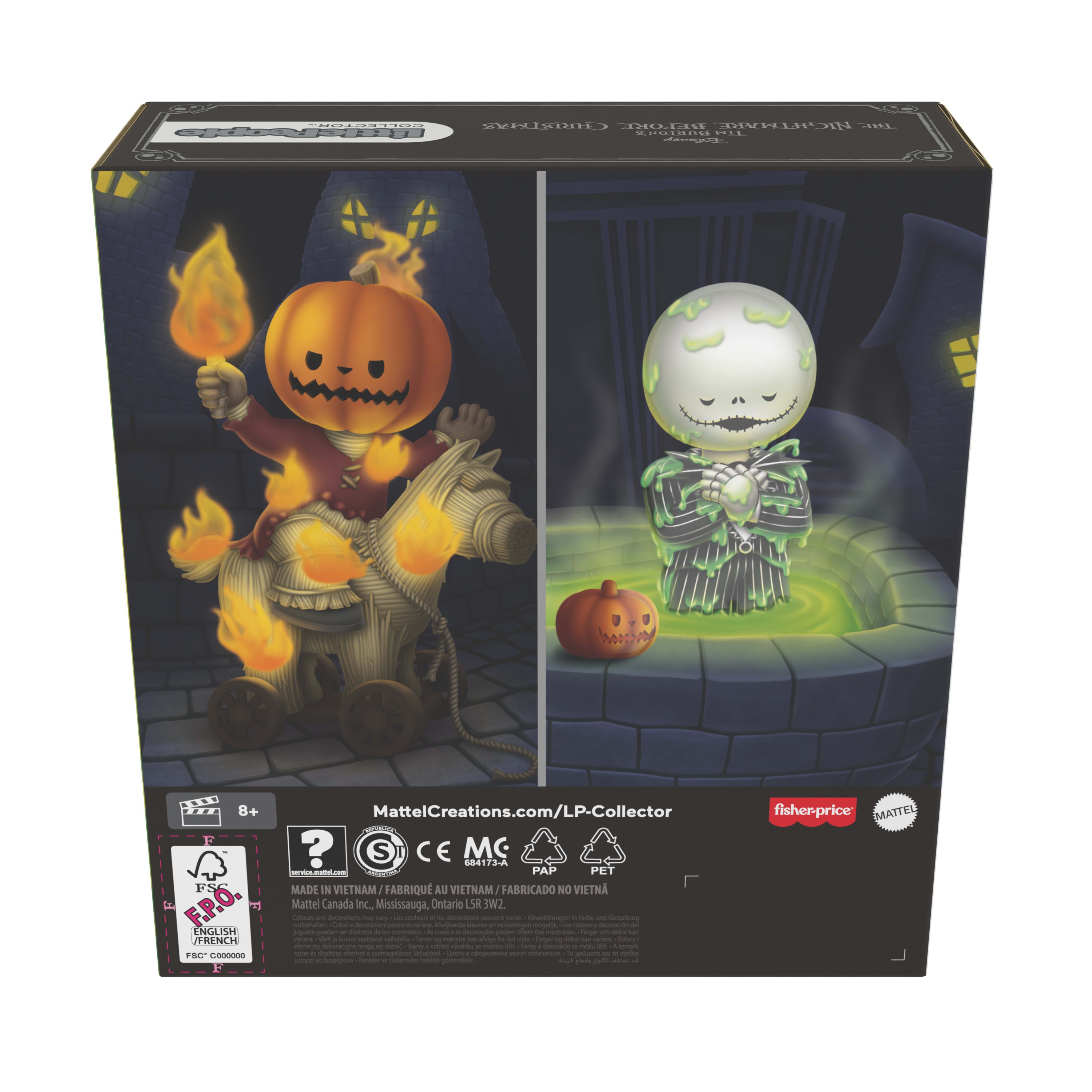 Little People Collector DISNEY Tim Burton's The Nightmare Before Christmas: The Pumpkin King Special Edition Set