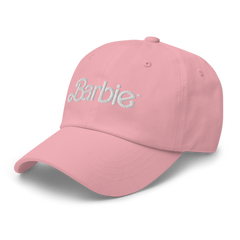 Barbie Classic Logo Pink Baseball Hat