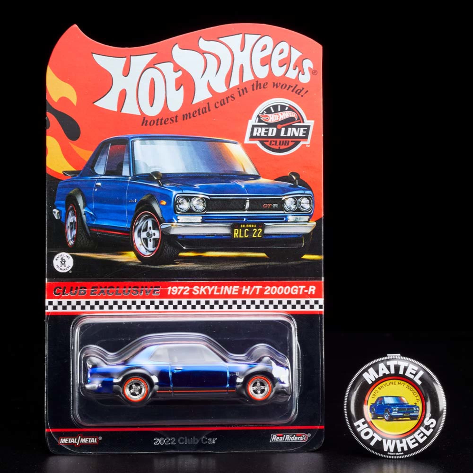 Hot Wheels 2022 RLC Membership '72 Nissan Skyline H/T 2000 GT-R