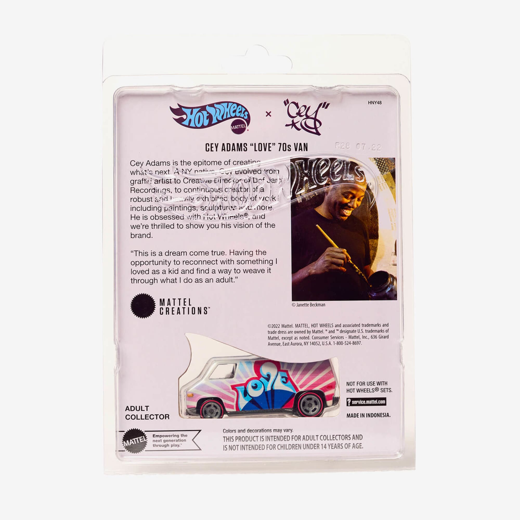 Hot Wheels Cey Adams “LOVE” 70's Van