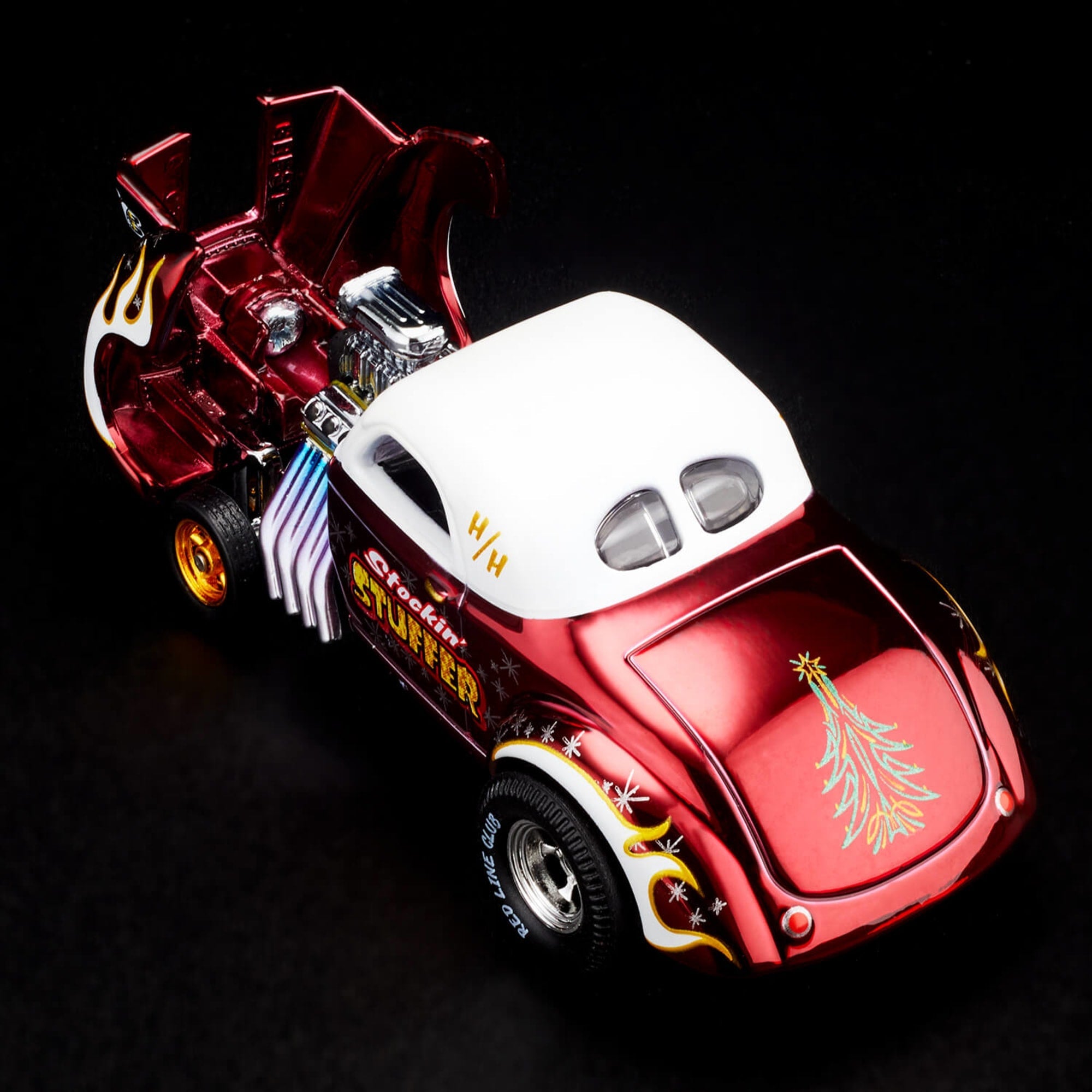 Hot Wheels RLC Exclusive '41 Willys Gasser Holiday Car