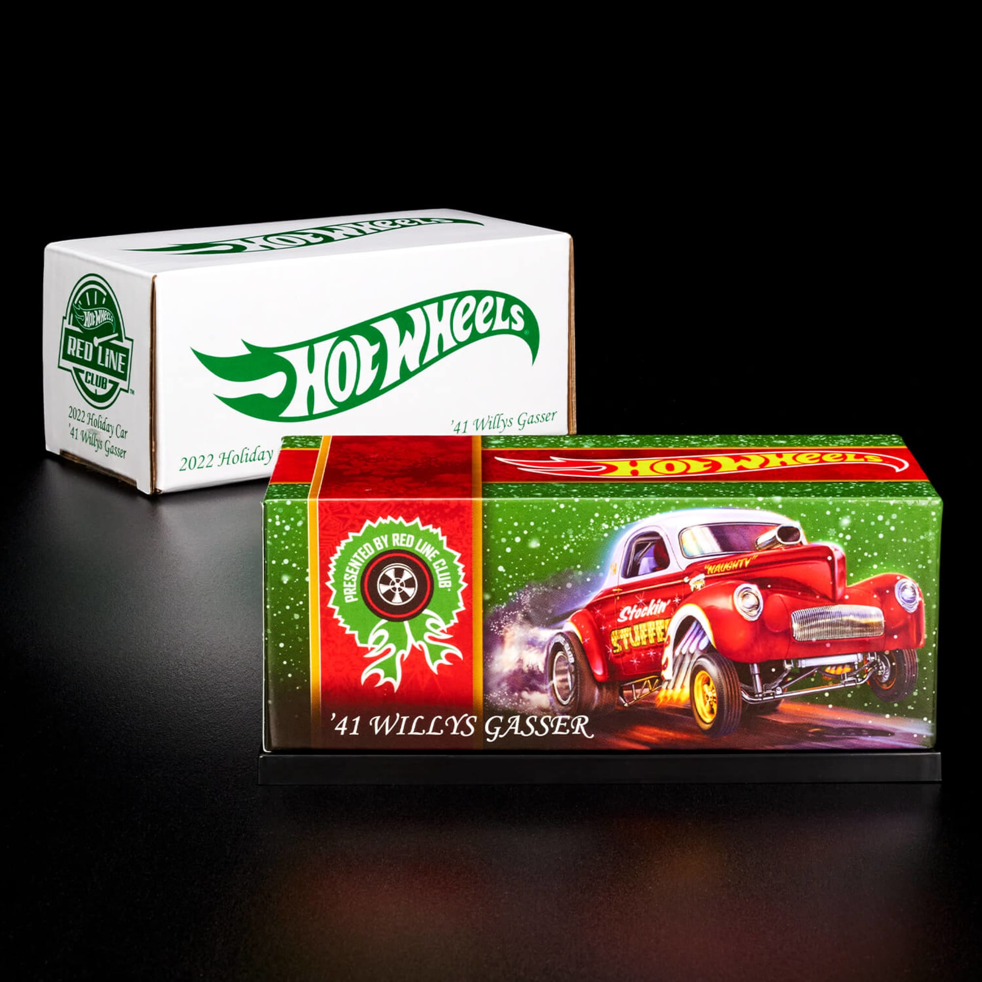 Hot Wheels RLC Exclusive '41 Willys Gasser Holiday Car