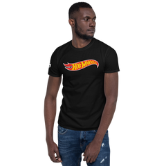 Hot Wheels Core Logo Short-Sleeve Black Unisex T-Shirt