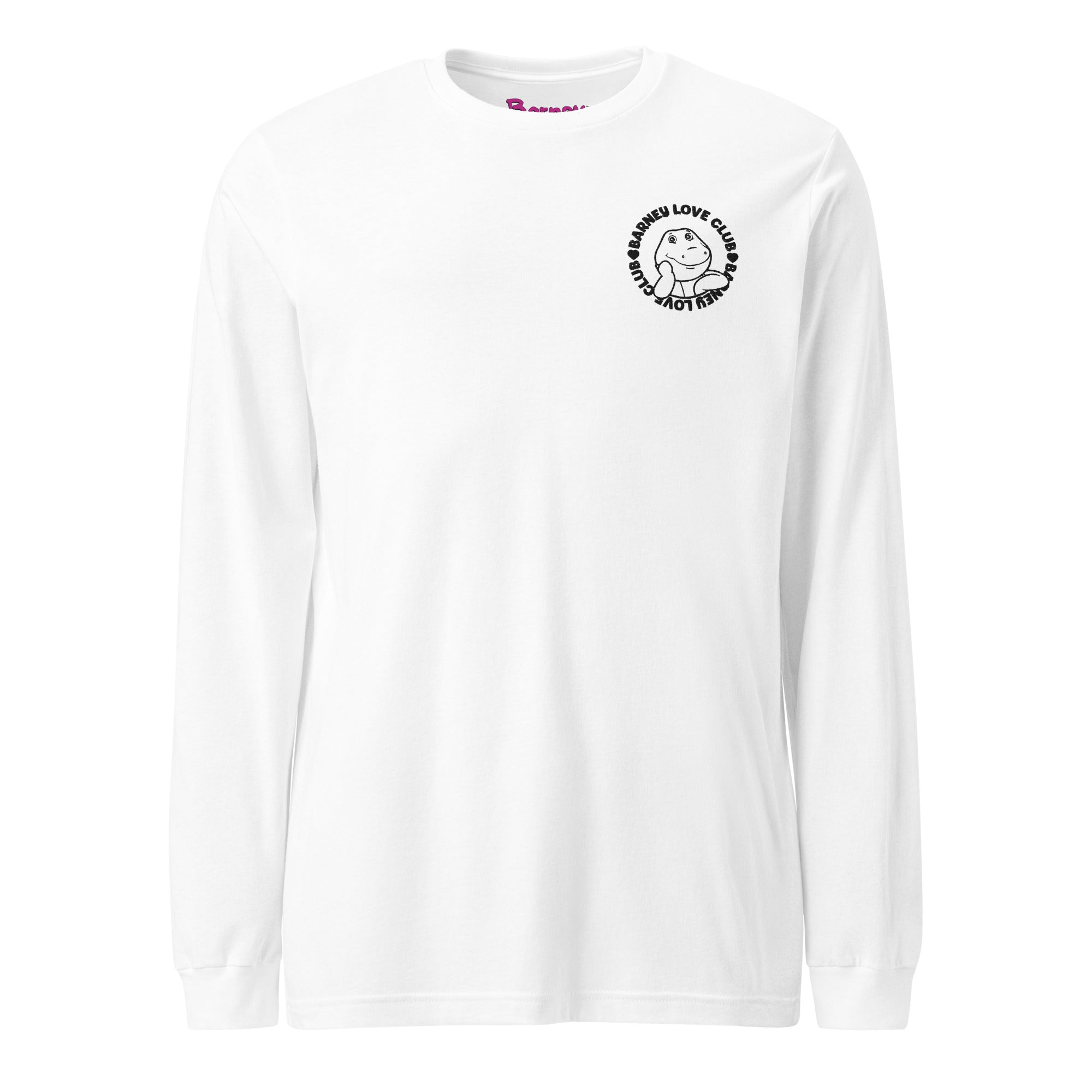Barney Embroidered Love Club Long Sleeve T-Shirt