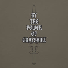 Masters of the Universe By the Power of Grayskull Green T-shirt