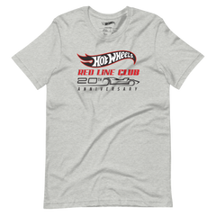 Hot Wheels® Red Line Club® 20th Anniversary Silhouette Logo – Heather Grey Shirt