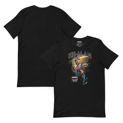 Masters of the Universe Laser Power He-Man Black T-shirt