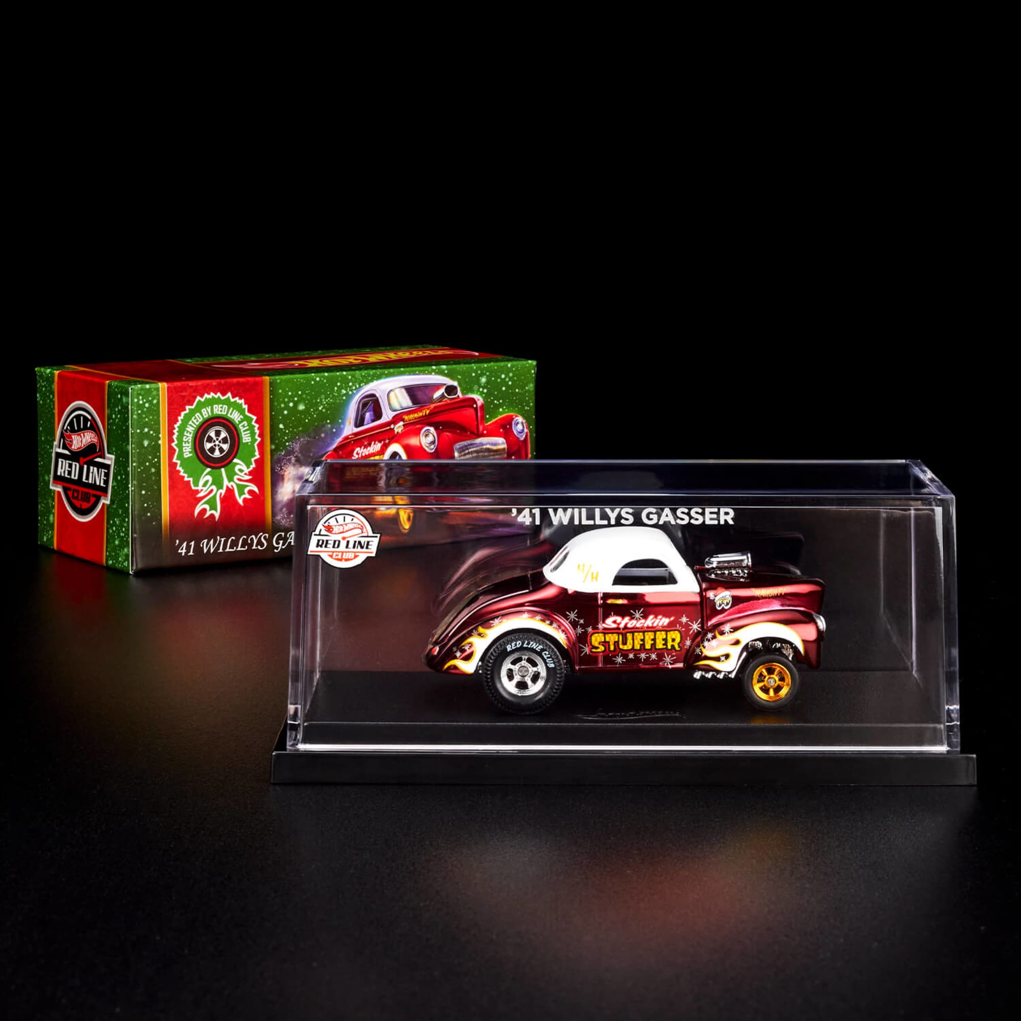 Hot Wheels RLC Exclusive '41 Willys Gasser Holiday Car